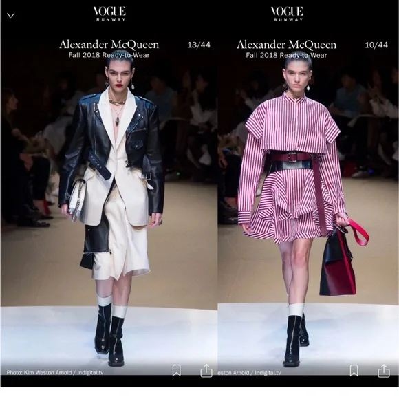 NEW Alexander McQueen Black Cream Patent Leather Mid-Calf Heeled Boots 36 6 5.5 - Picture 2 of 10